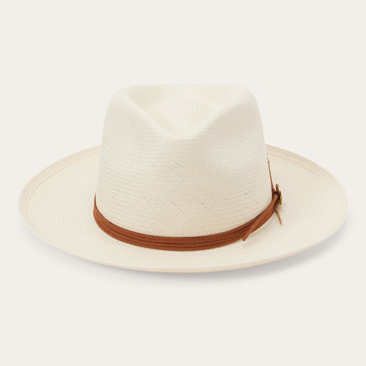 Tallahassee Shantung Straw Fedora Natural