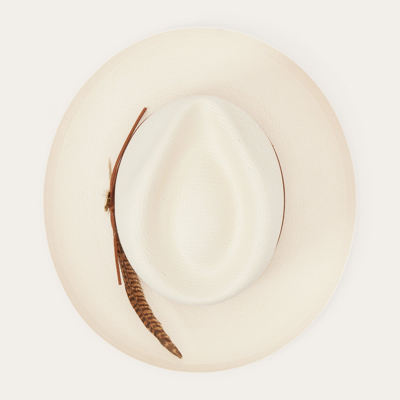 Tallahassee Shantung Straw Fedora Natural