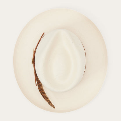 Tallahassee Shantung Straw Fedora Natural