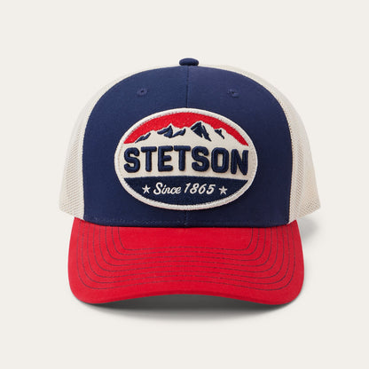 Navy Americana Trucker Cap Navy