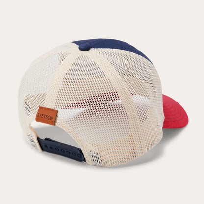 Navy Americana Trucker Cap Navy