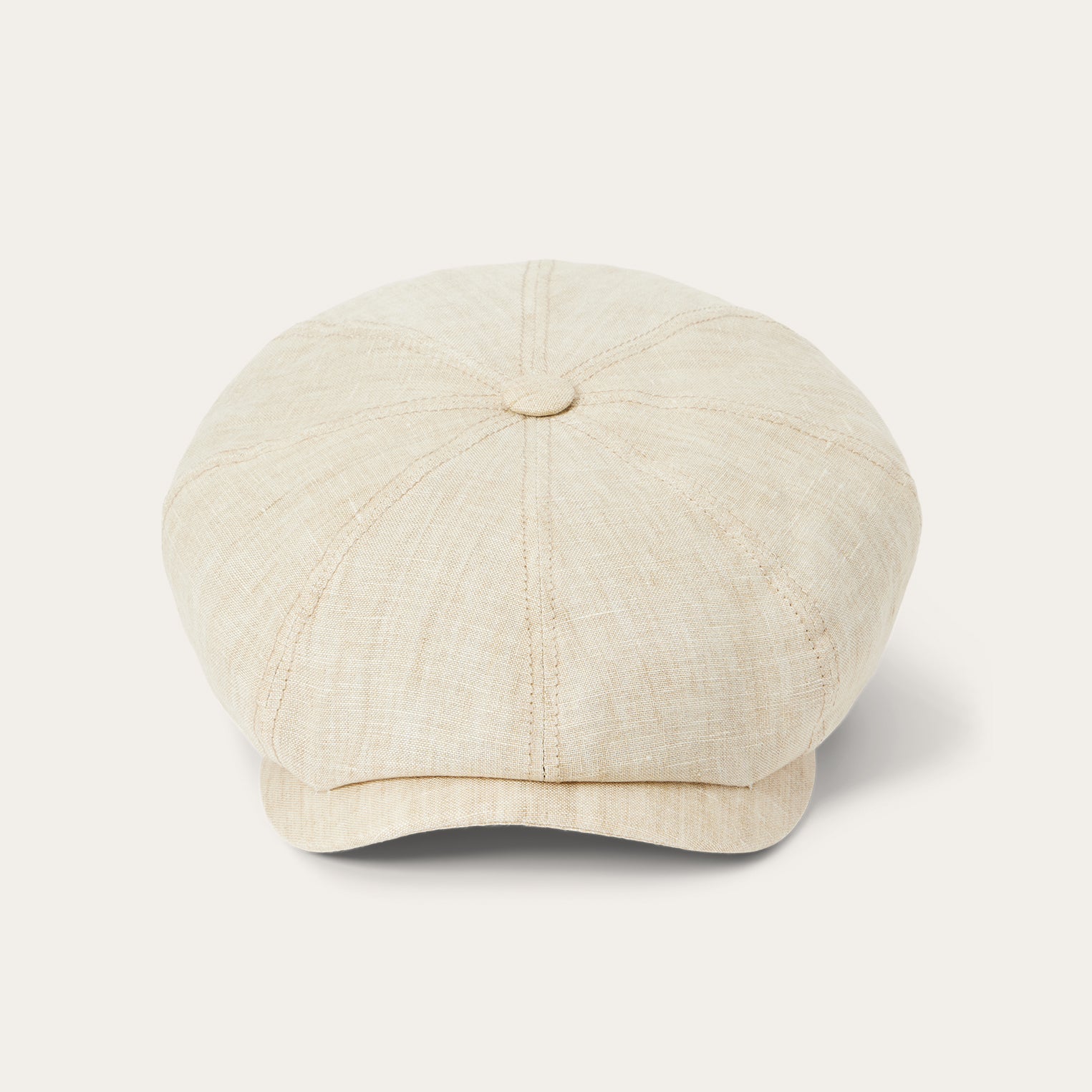 Linen Hatteras Newsboy Beige