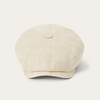 Linen Hatteras Newsboy Beige