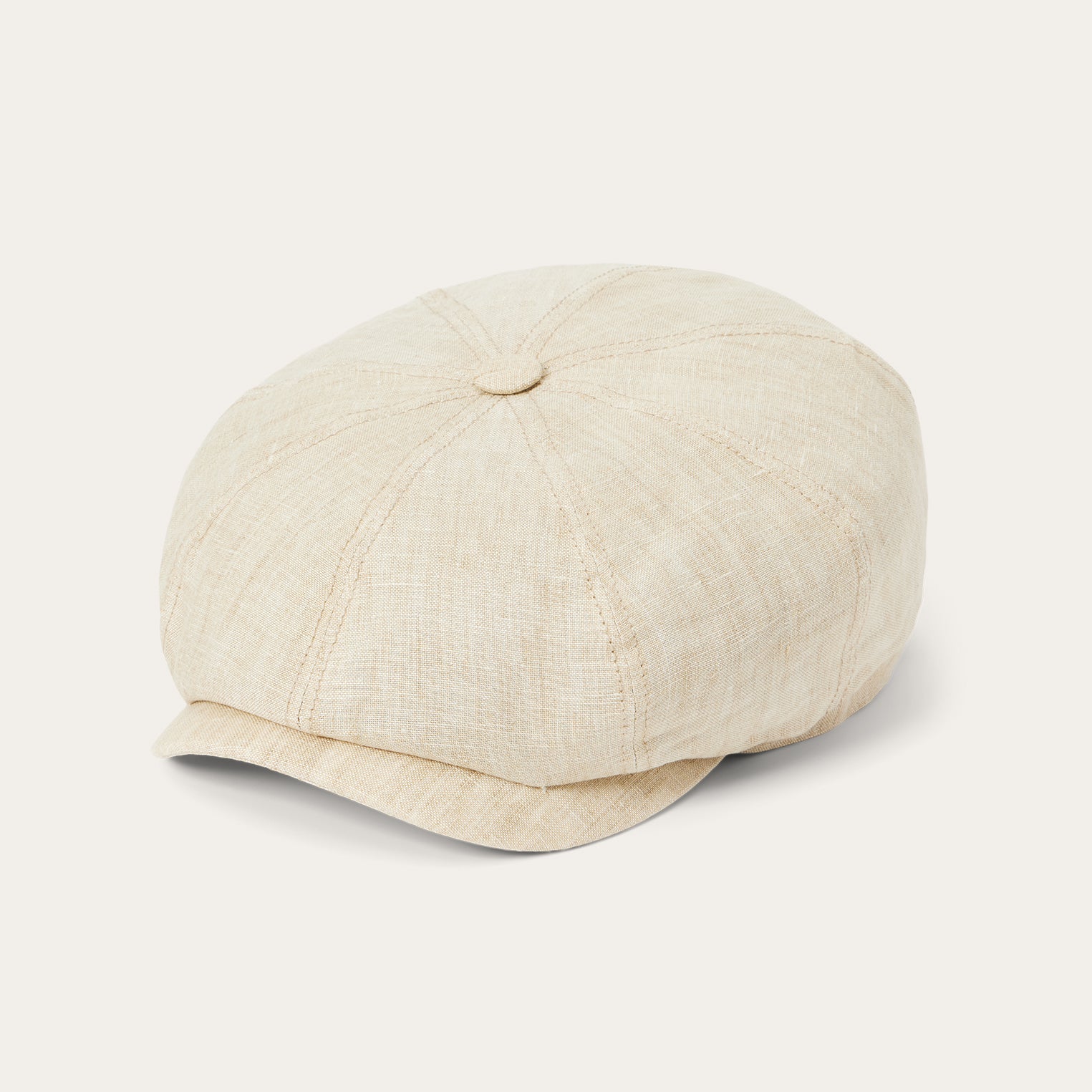 Linen Hatteras Newsboy Beige