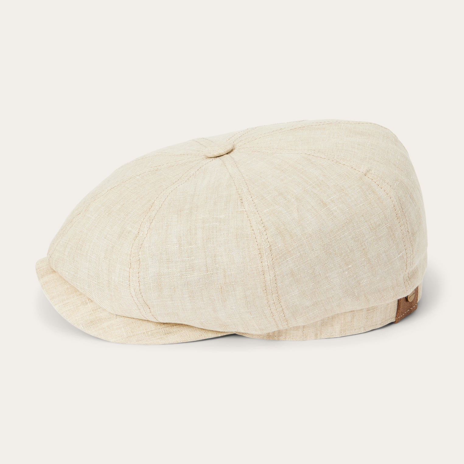 Linen Hatteras Newsboy Beige