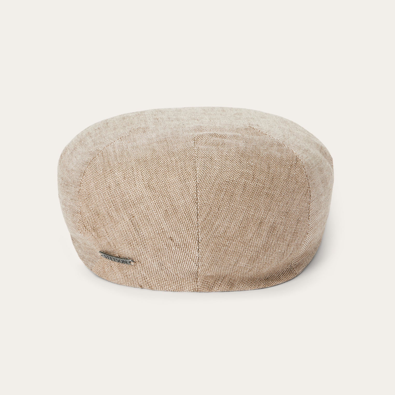 Linen Driver Cap Beige