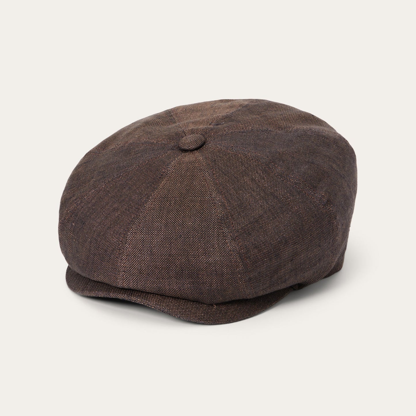Linen Hatteras Cap Brown