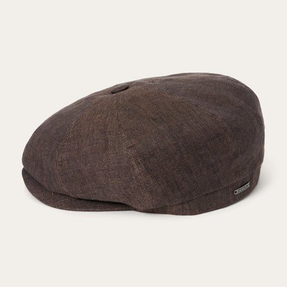 Linen Hatteras Cap Brown