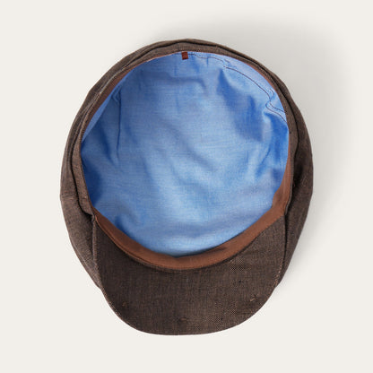 Linen Hatteras Cap Brown