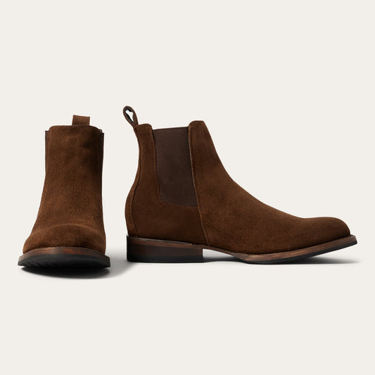 Suede Beat Chelsea Boot Brown