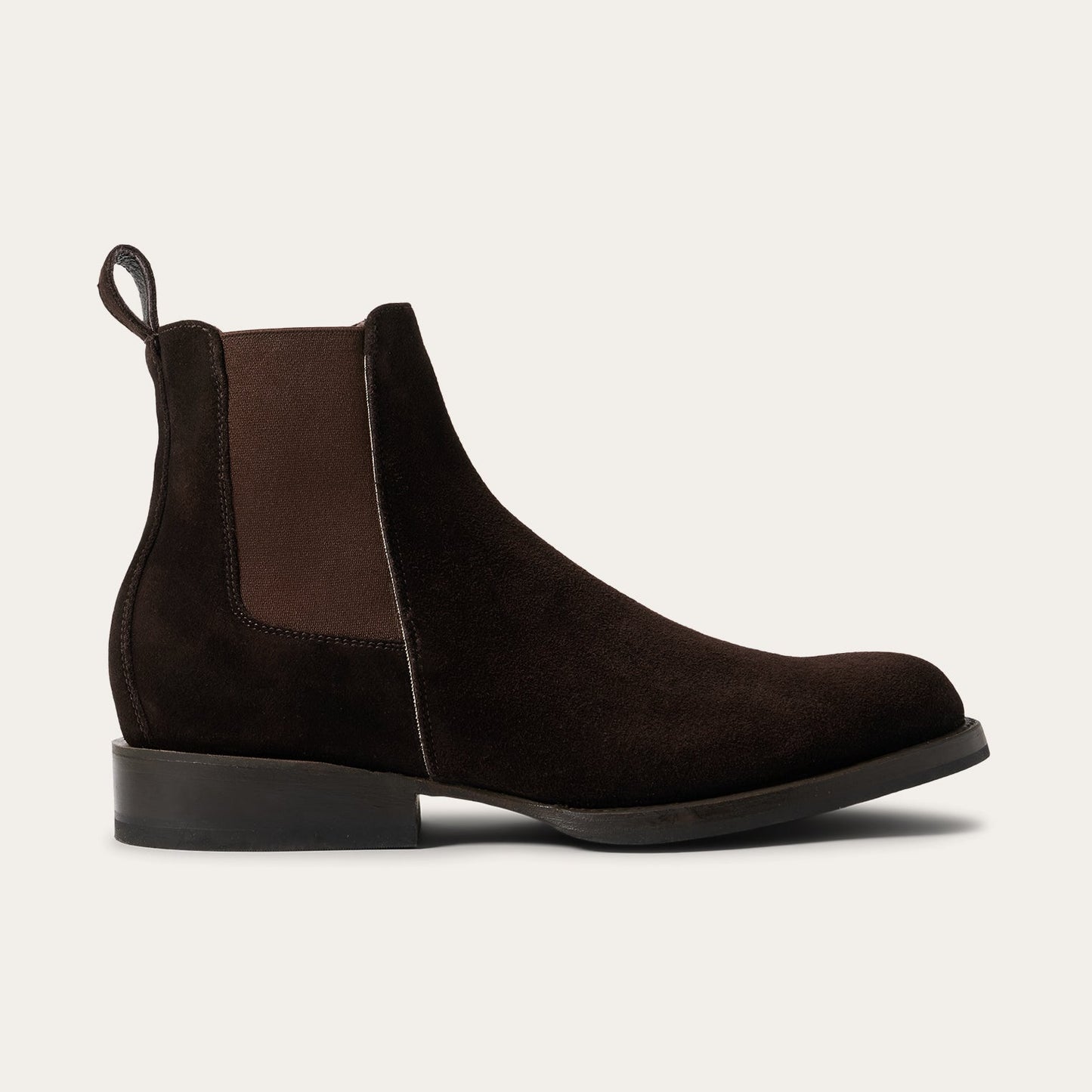 Suede Beat Chelsea Boot Dark Brown