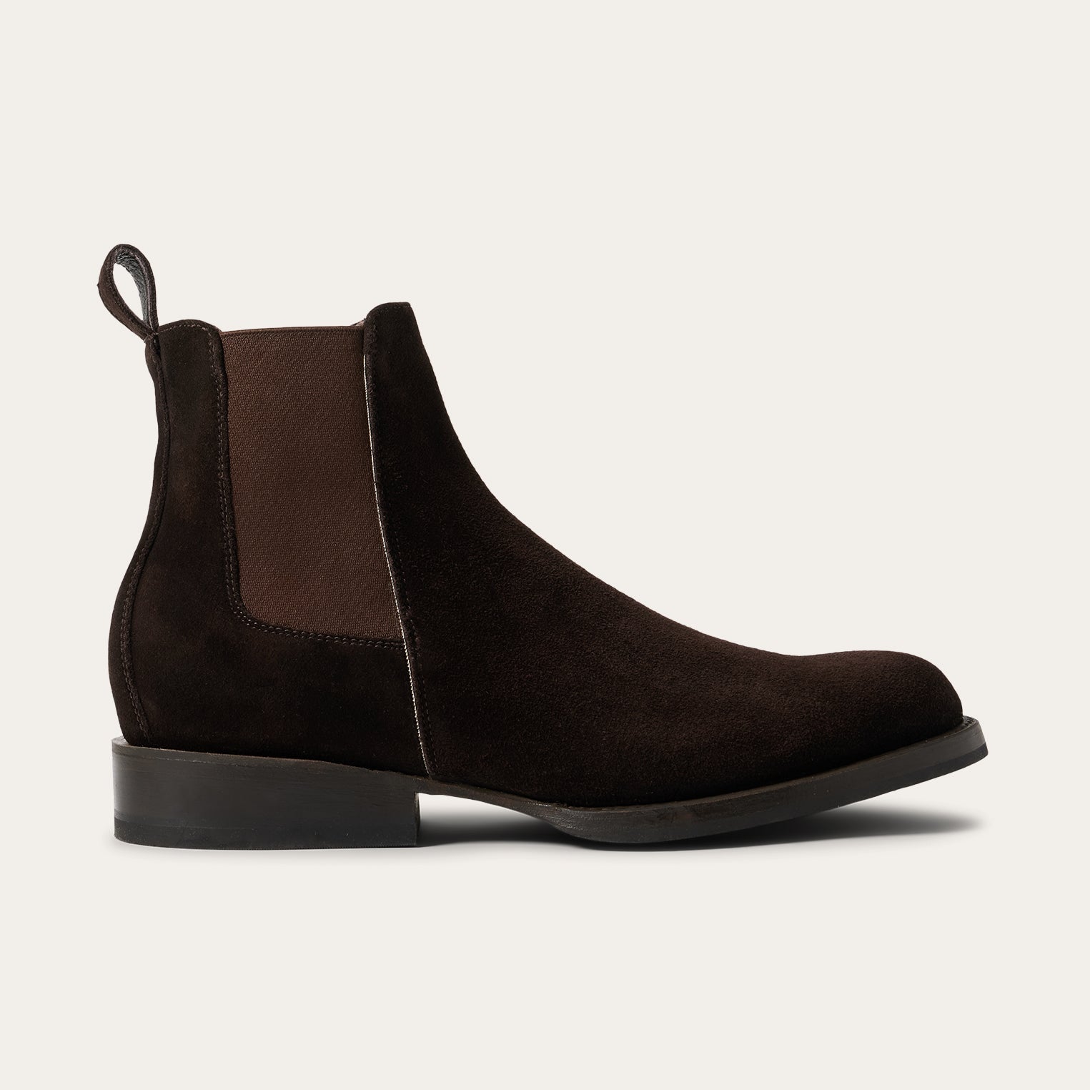 Suede Beat Chelsea Boot Dark Brown