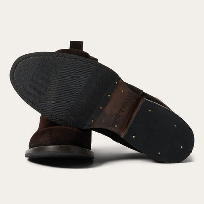 Suede Beat Chelsea Boot Dark Brown