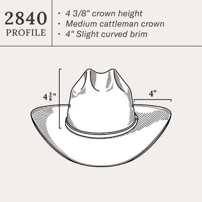 Haywood 10X Straw Cowboy Hat Natural