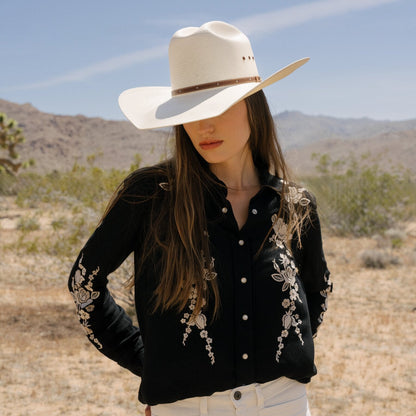 Stanhope 10X Straw Cowboy Hat Natural