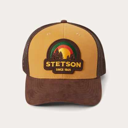 Tan Sunset Trucker Cap Tan