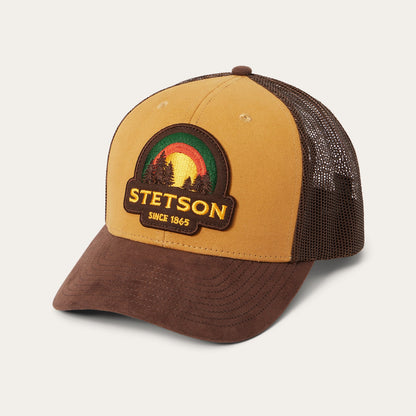 Tan Sunset Trucker Cap Tan