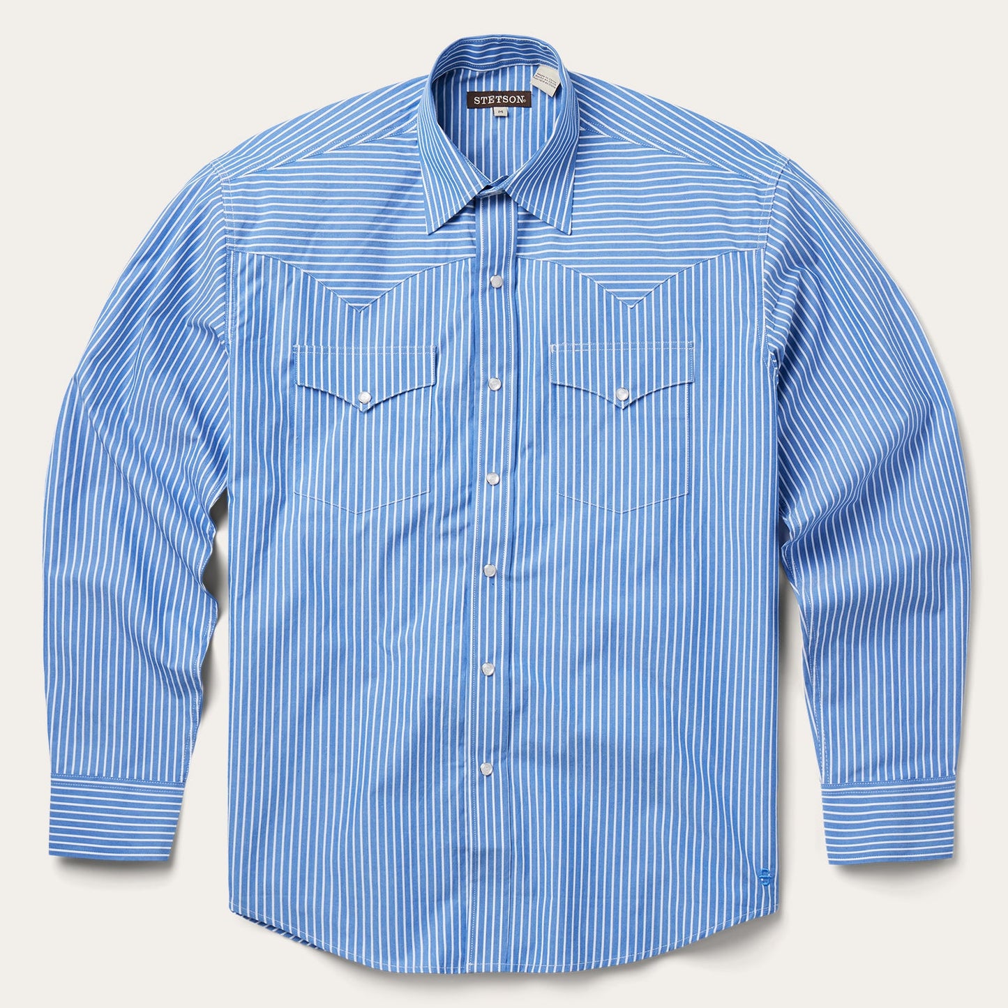 Blue Western Stripe Shirt Blue