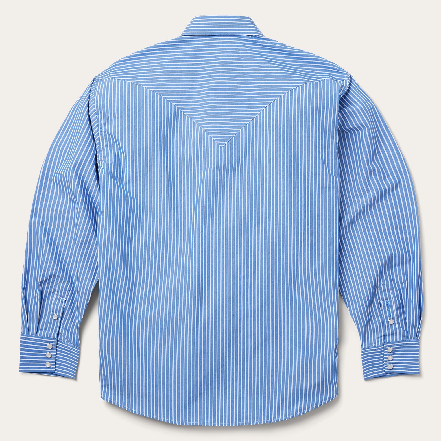 Blue Western Stripe Shirt Blue
