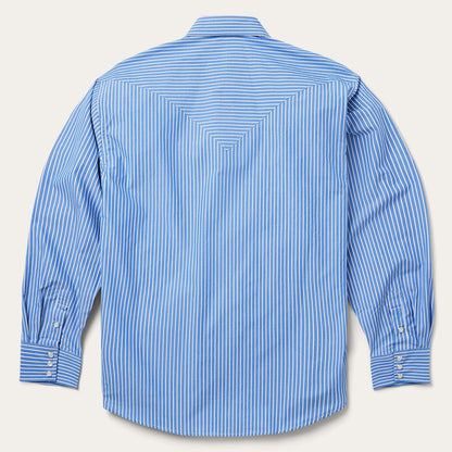 Blue Western Stripe Shirt Blue