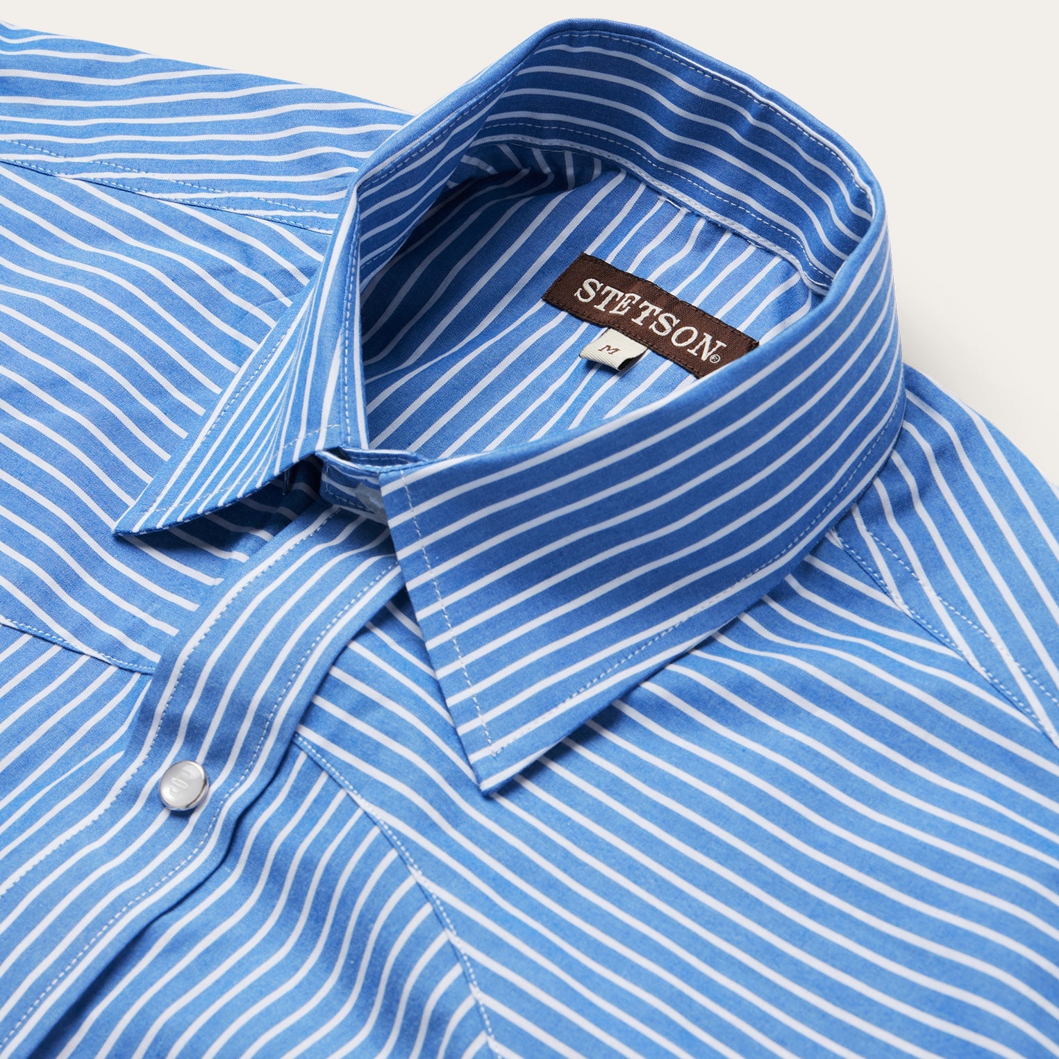 Blue Western Stripe Shirt Blue
