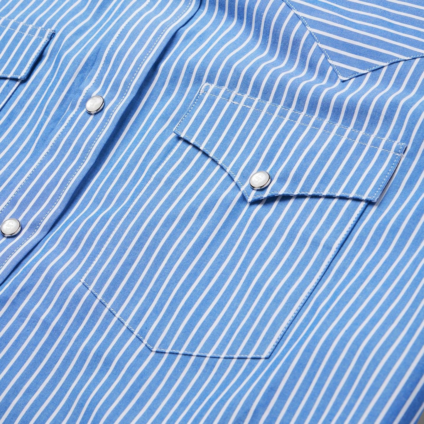 Blue Western Stripe Shirt Blue