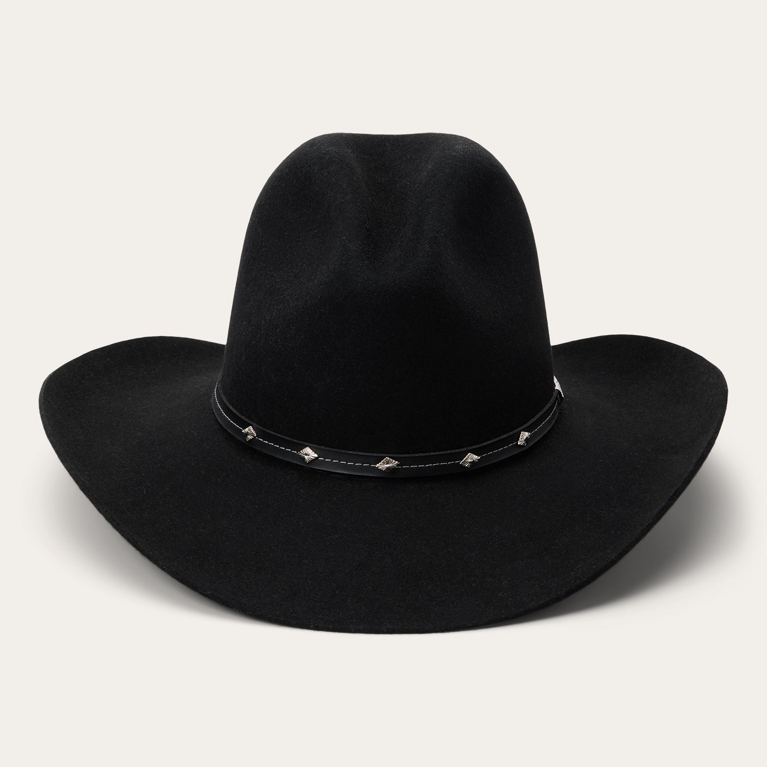 Silver Mine 4X Cowboy Hat Black
