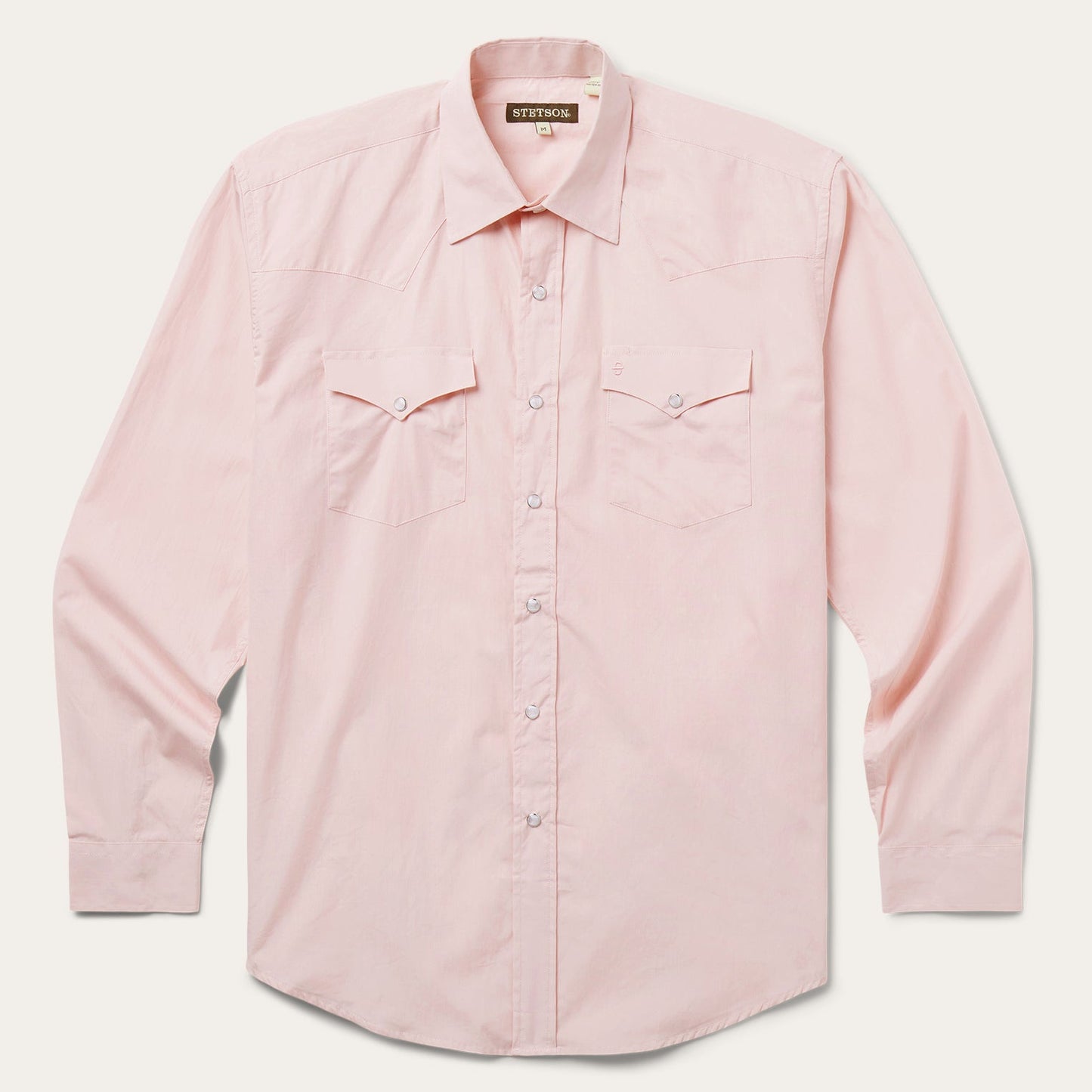 Pink End-On-End Western Shirt Pink