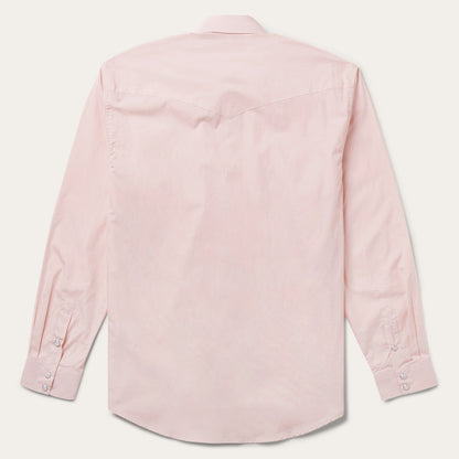 Pink End-On-End Western Shirt Pink