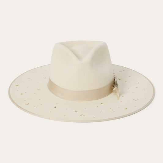 Night Sky Fedora Bone