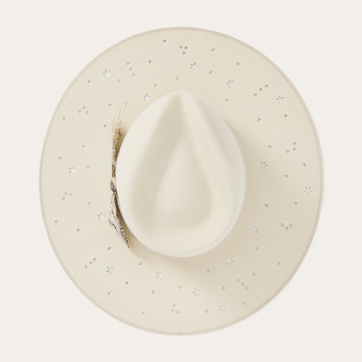 Night Sky Fedora Bone
