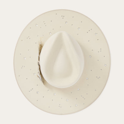Night Sky Fedora Bone