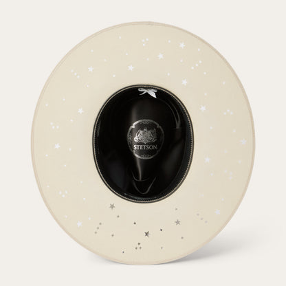 Night Sky Fedora Bone
