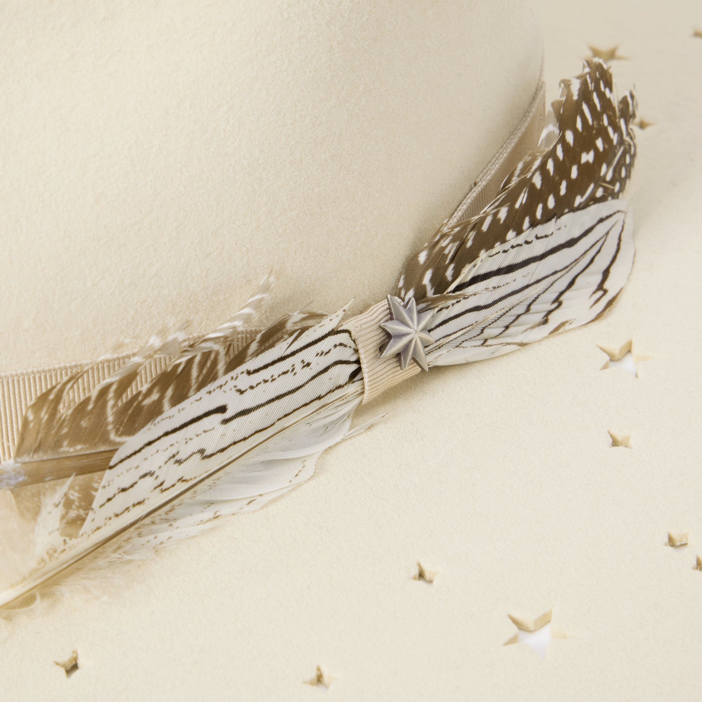 Night Sky Fedora Bone