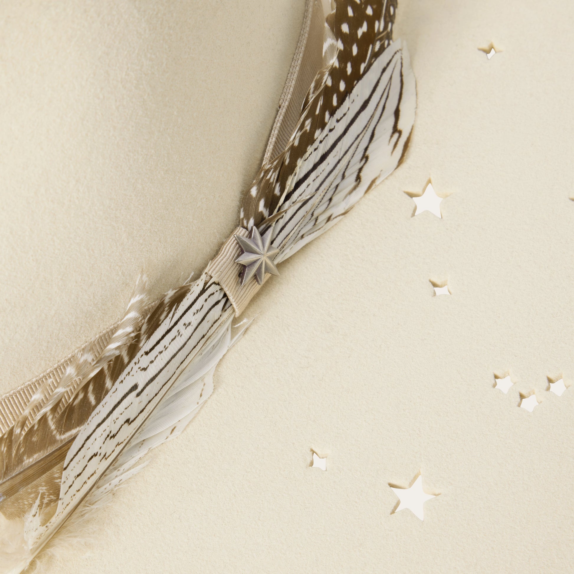 Night Sky Fedora Bone