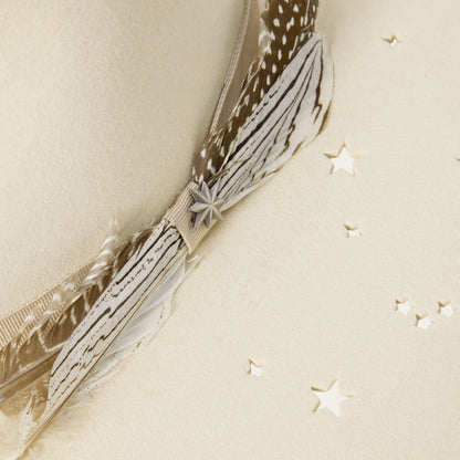Night Sky Fedora Bone