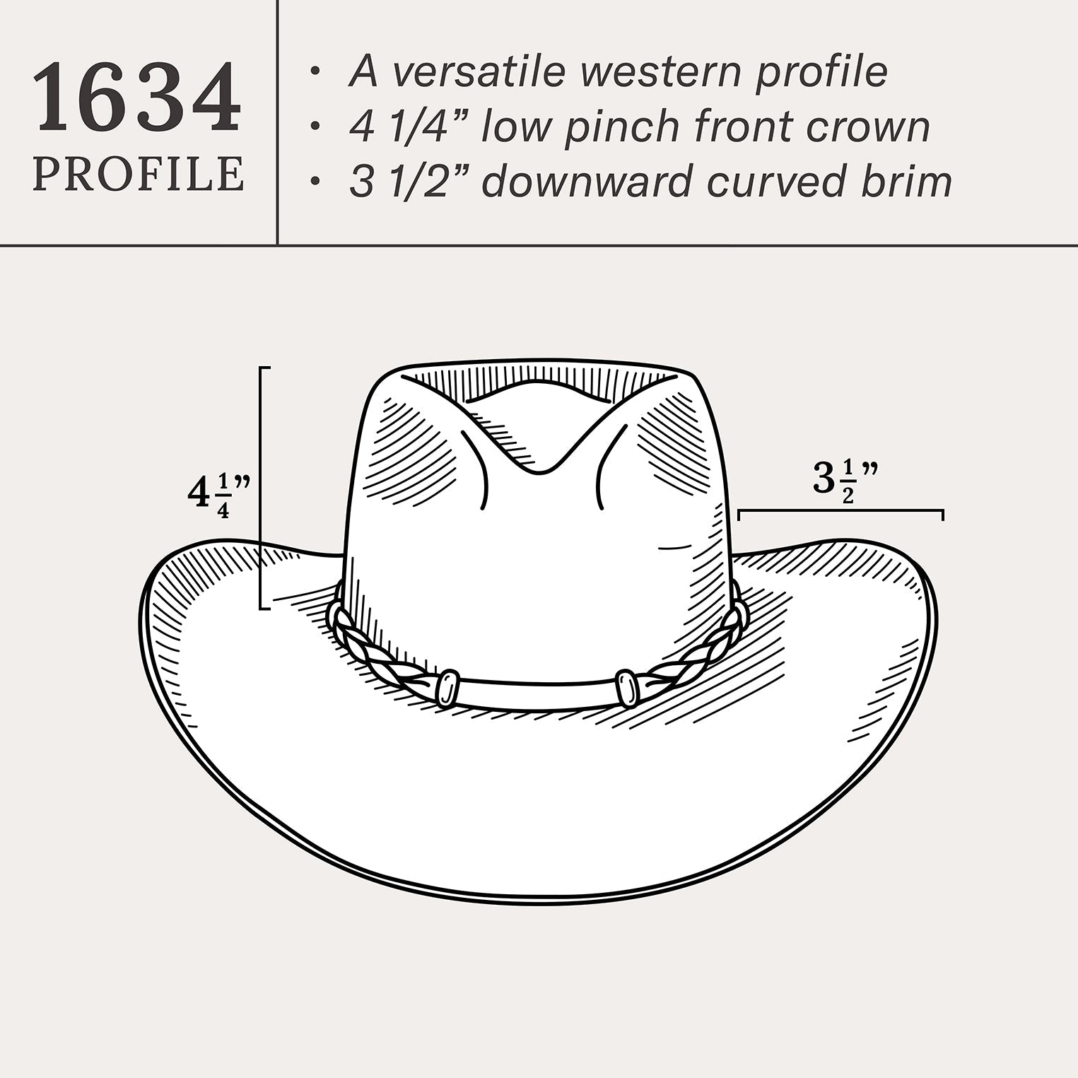 Drifter 4X Cowboy Hat Stone