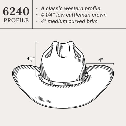 Marshall 4X Cowboy Hat Ranch Tan