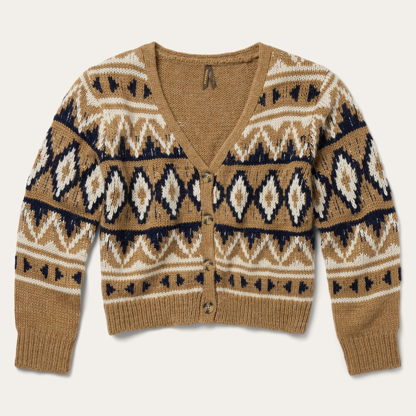 Gold Aztec Cardigan Yellow