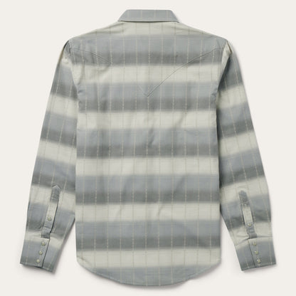 Serape Dobby Twill Western Shirt Brown