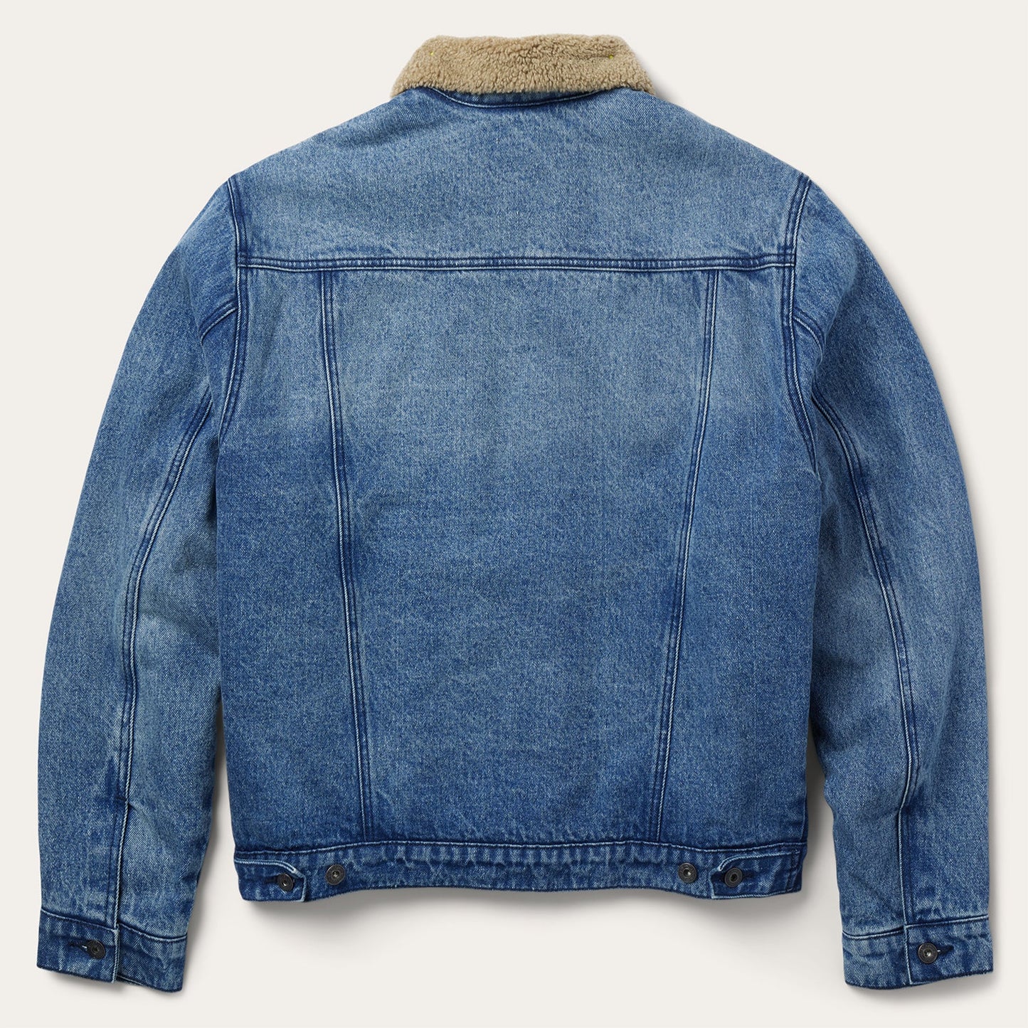 Denim Sherpa Jacket Blue