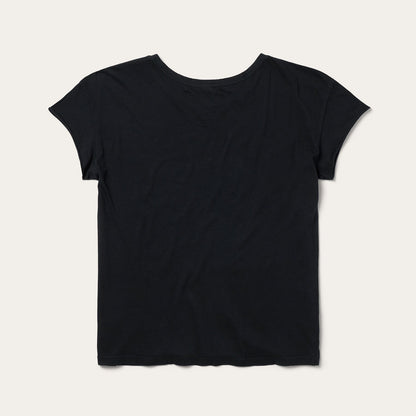 Bucking Cowboy Graphic Tee Black