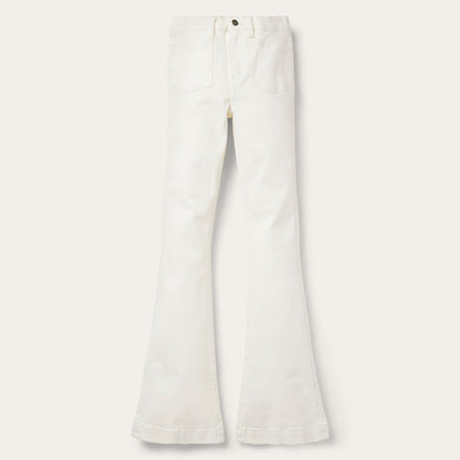 921 High Rise Flare Fit Jean White