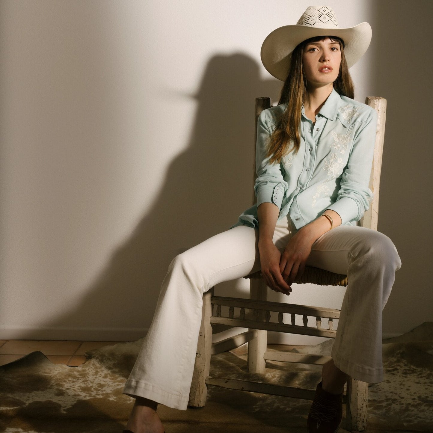 921 High Rise Flare Fit Jean White