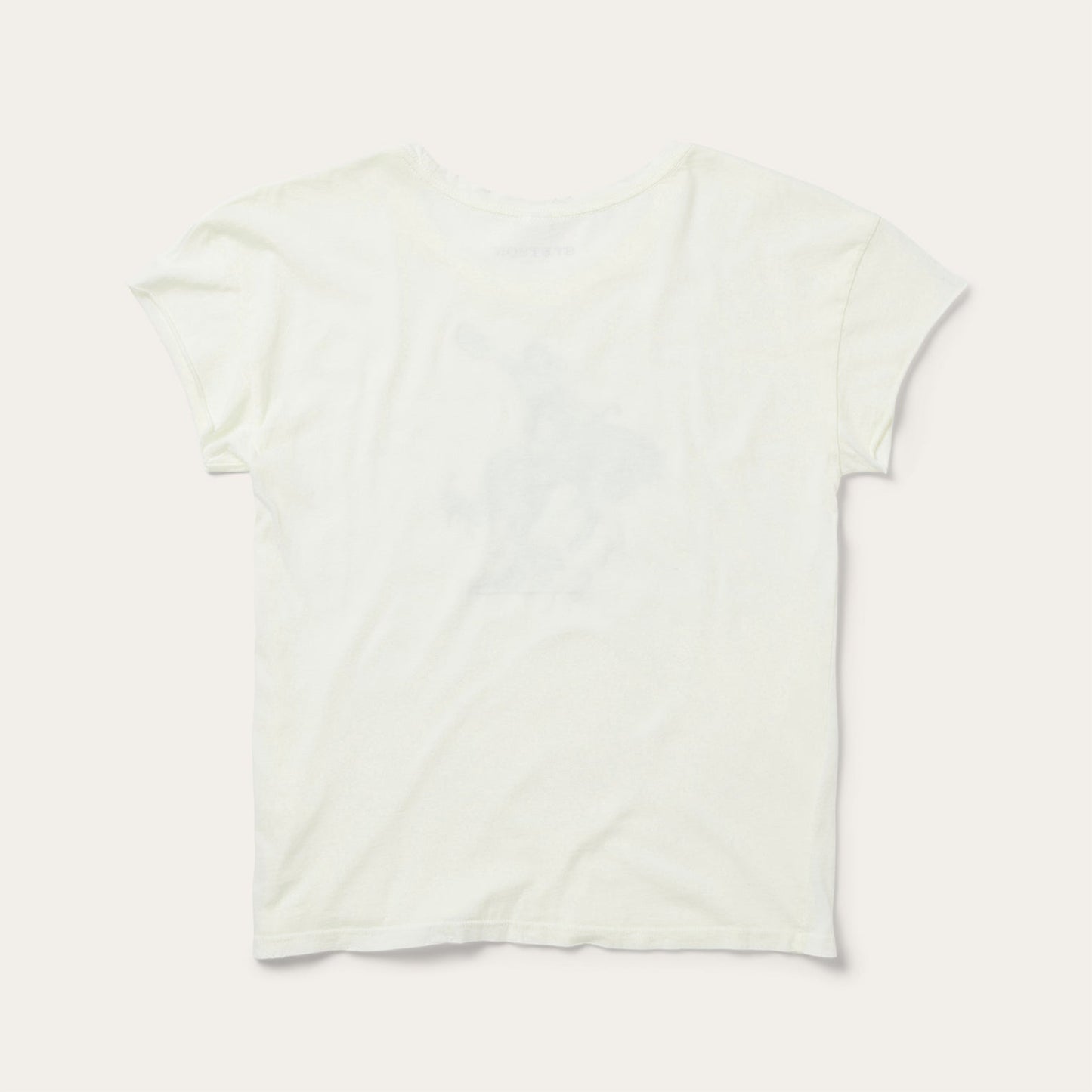 Bucking Cowgirl Graphic Tee White