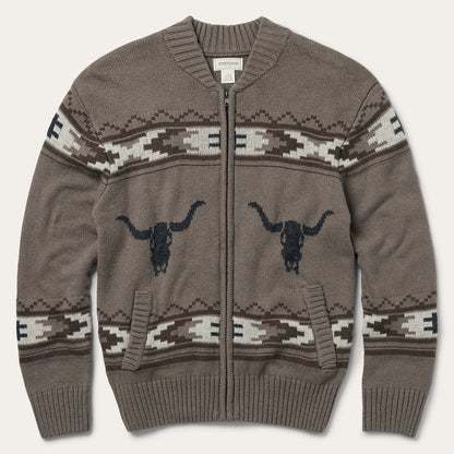 Longhorn Cardigan Brown