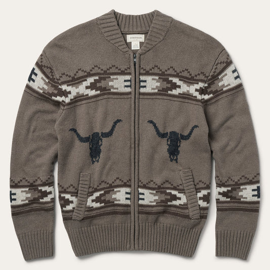 Longhorn Cardigan Brown