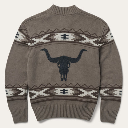 Longhorn Cardigan Brown