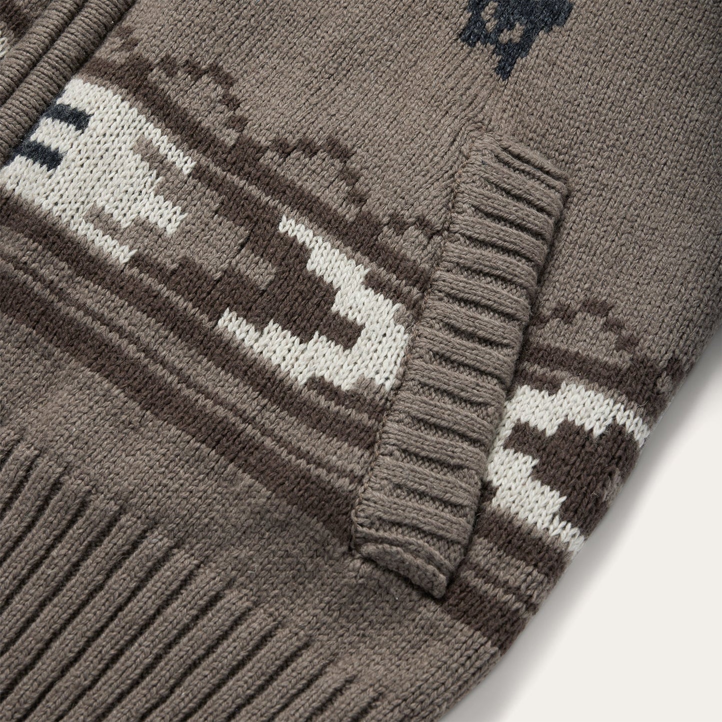 Longhorn Cardigan Brown