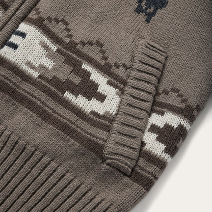 Longhorn Cardigan Brown